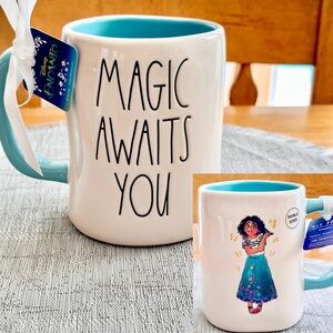 Rae Dunn + Disney Encanto MAGIC AWAITS YOU Mirabel Double Sided Mug NEW!!